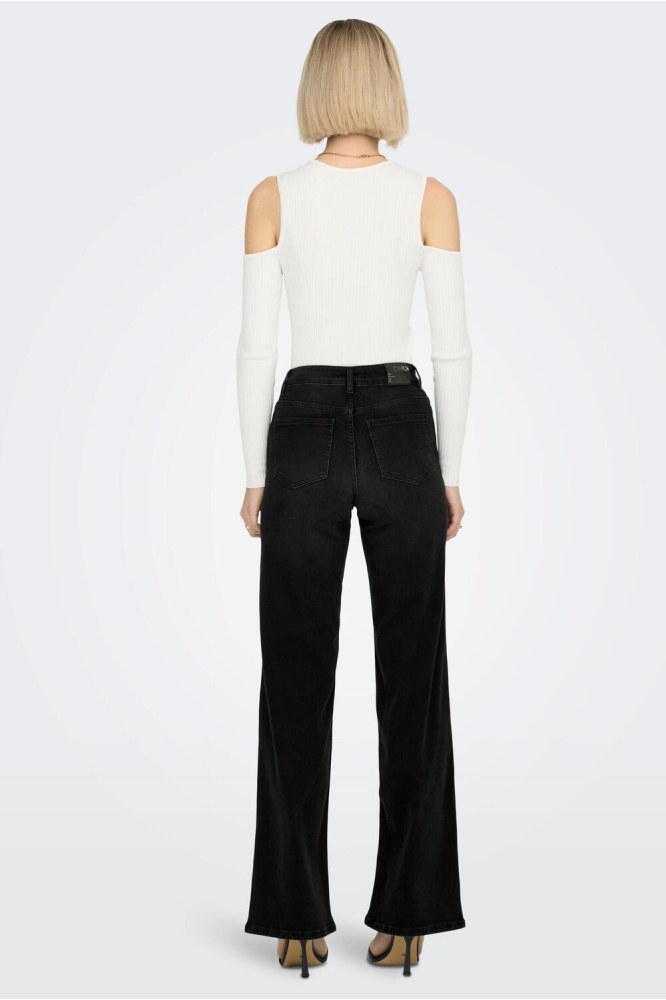 ONLMADISON BLUSH HW WIDE DNM CRO099 15299796 WASHED BLACK